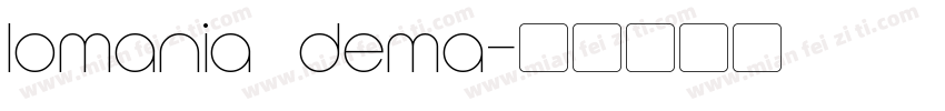 lomania dema字体转换